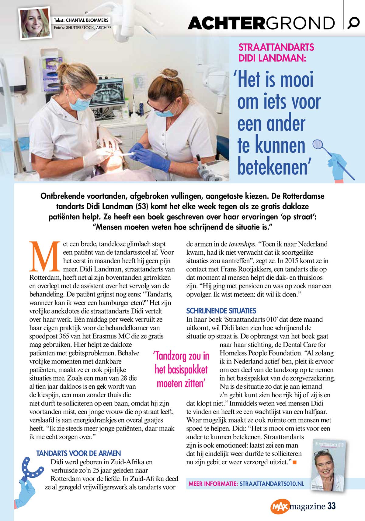 Max Magazine - ‘Het is mooi om iets voor een ander te kunnen betekenen’