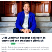 Didi Landman bezorgt daklozen in onze stad een stralende glimlach